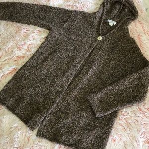 United Knitwear cardigan with hood